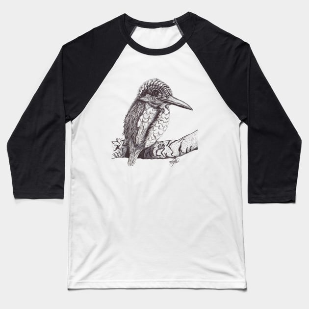 Kingfisher Baseball T-Shirt by BeritValk